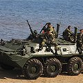 Показательные выступления морских пехотинцев для воспитанников военно-патриотических клубов