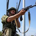 Финальная часть конкурса по военно-полевой выучке среди экипажей боевых машин береговых войск Военно-Морского Флота «Балтийское дерби-2014» (полигон Хмелевка, Калининградская обл.)