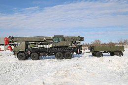 Кран автомобильный военного назначения  КС-65713-5М