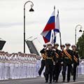 Генеральная репетиция Главного Военно-Морского Парада состоялась в Санкт-Петербурге и Кронштадте