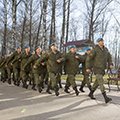 Встреча отдельного медицинского отряда ВДВ, выполнявшего гуманитарные задачи в Сирии