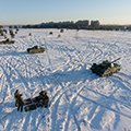 Учения подразделений ВДВ на БМД-4М на полигоне Дубровичи в Рязанской области