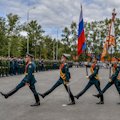 Торжественная церемония празднования 79-й годовщины со дня формирования Гвардейской мотострелковой Таманской ордена Октябрьской Революции Краснознамённой ордена Суворова дивизии им. М.И.Калинина (Московская область).